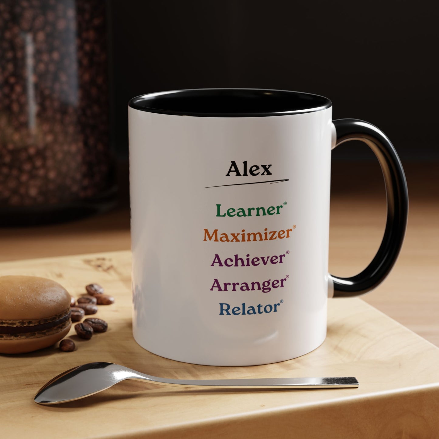 Personalised Accent Coffee Mug