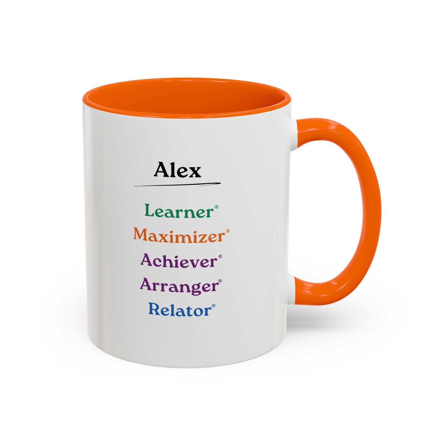 Personalised Accent Coffee Mug