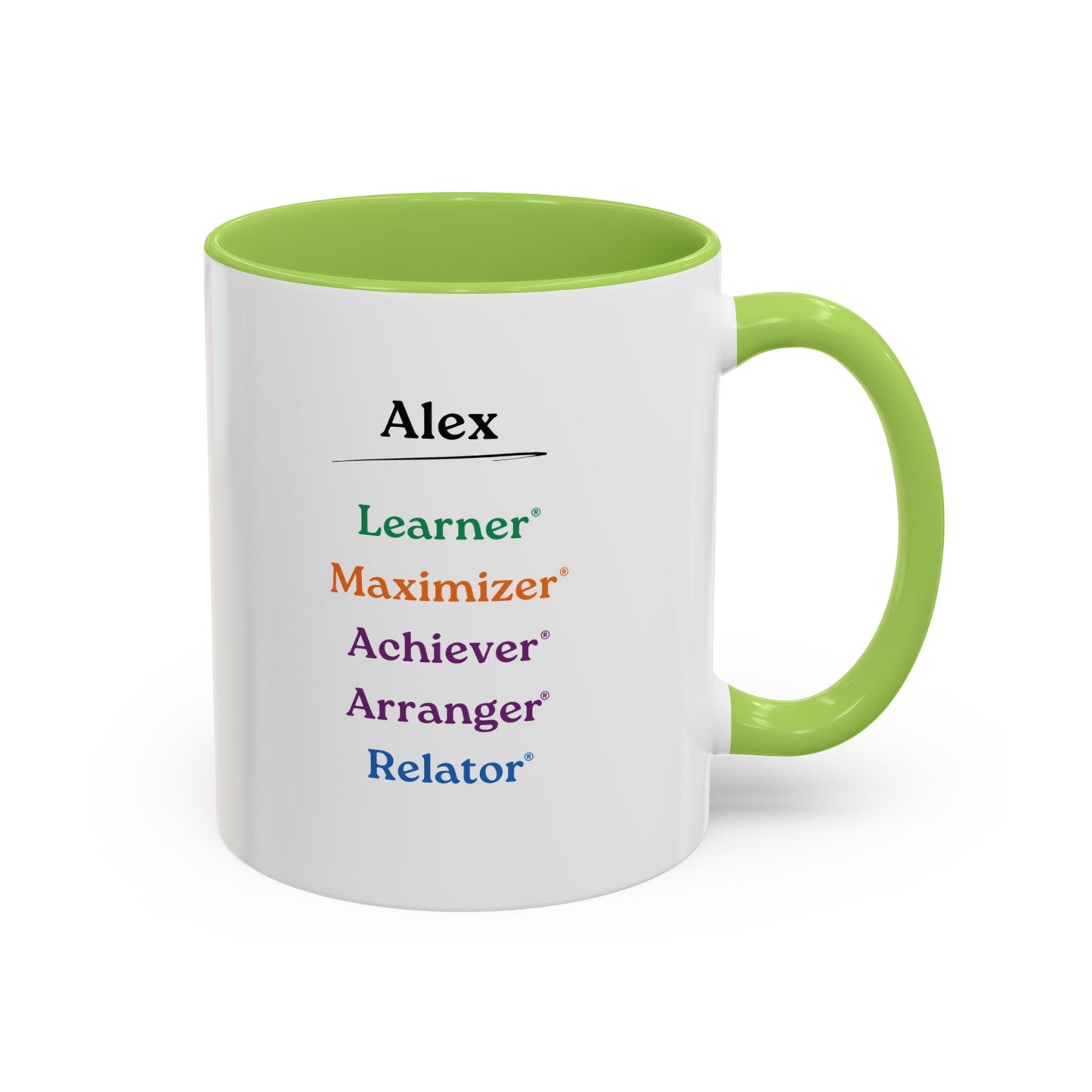 Personalised Accent Coffee Mug