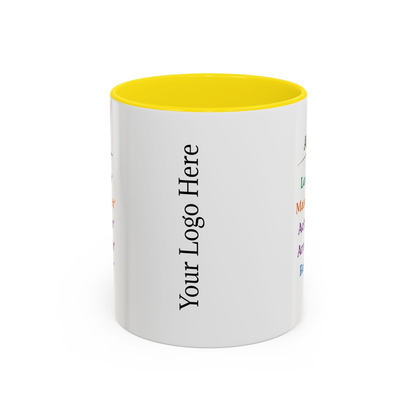 Personalised Accent Coffee Mug