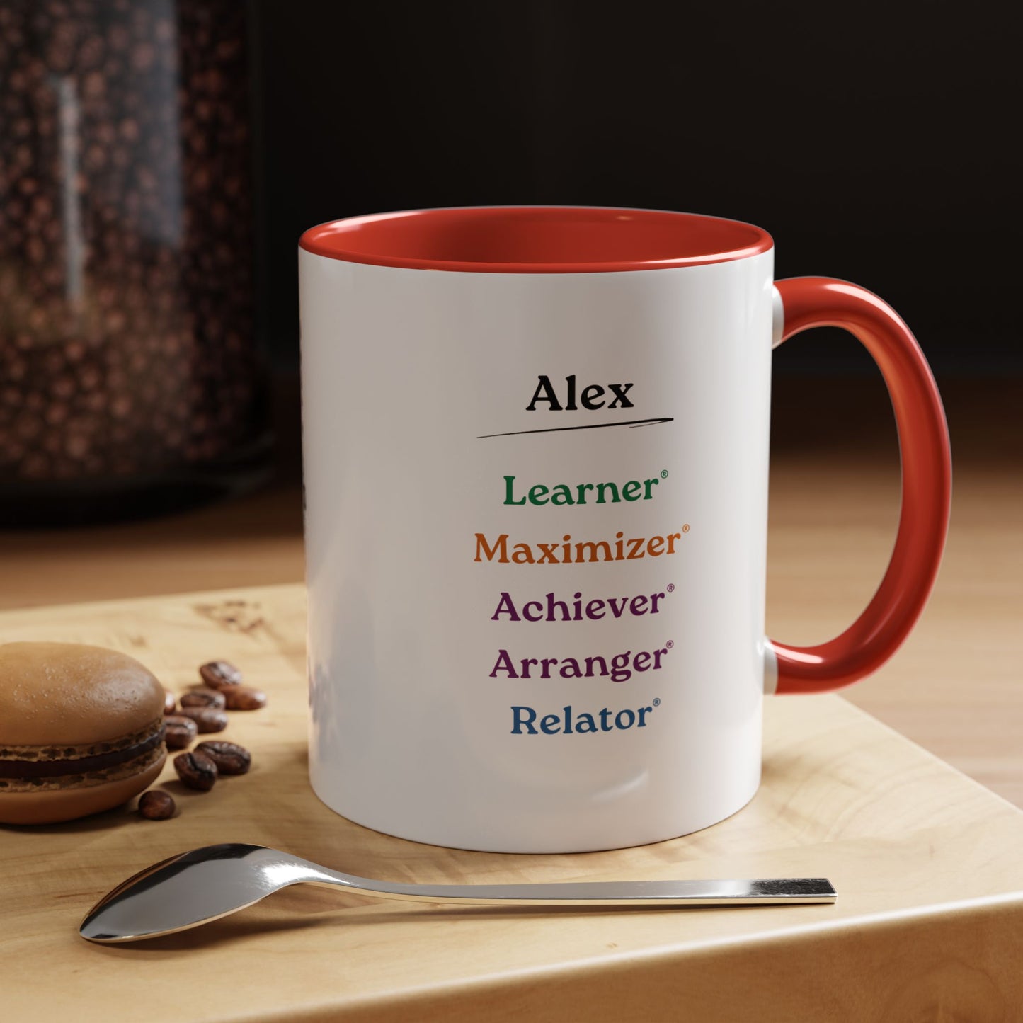 Personalised Accent Coffee Mug