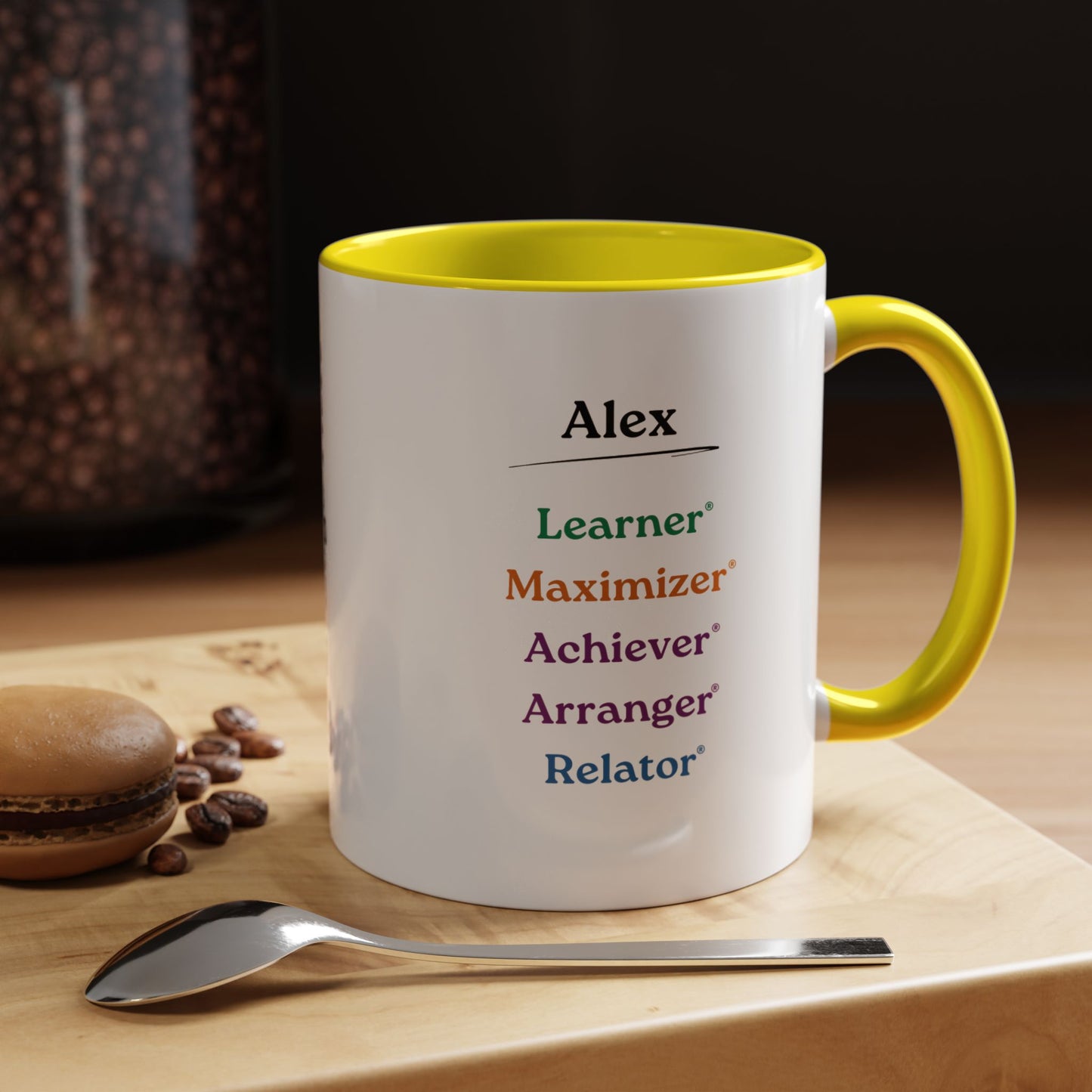 Personalised Accent Coffee Mug