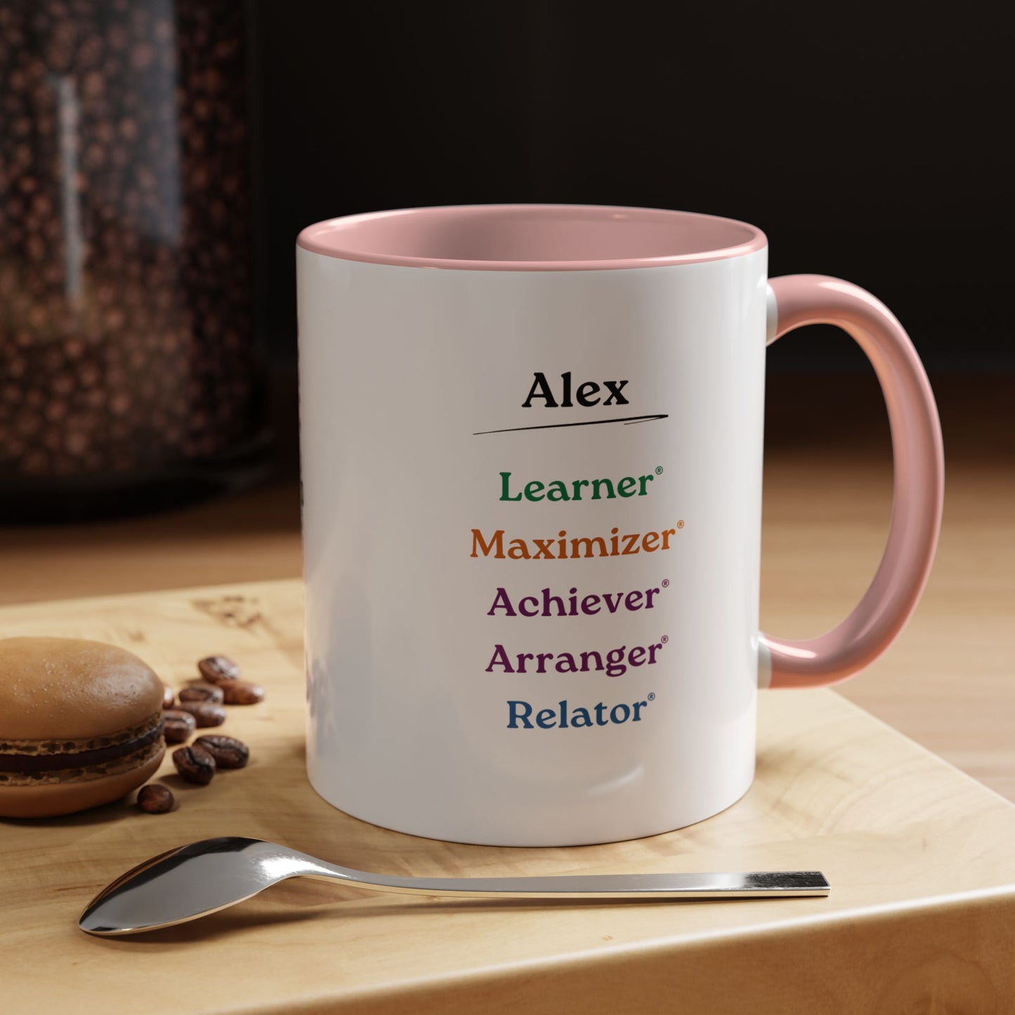 Personalised Accent Coffee Mug