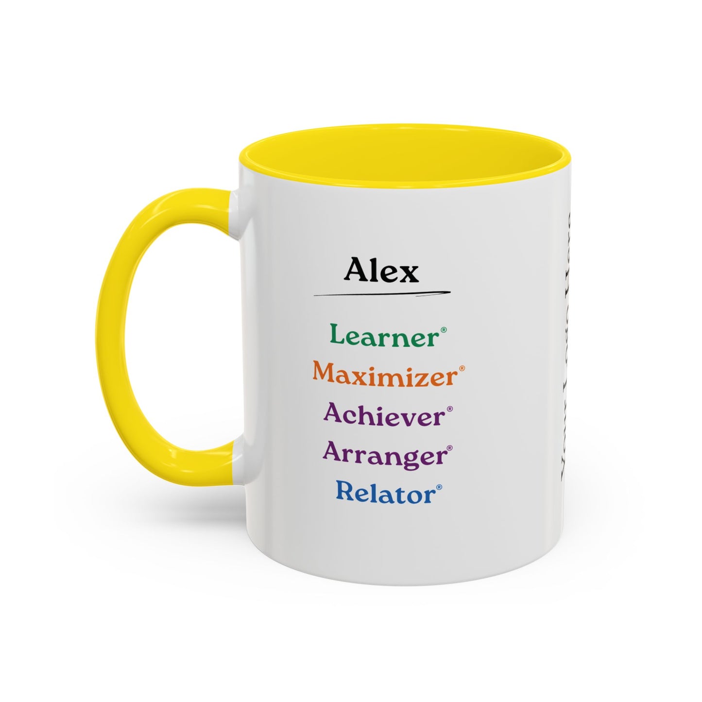 Personalised Accent Coffee Mug