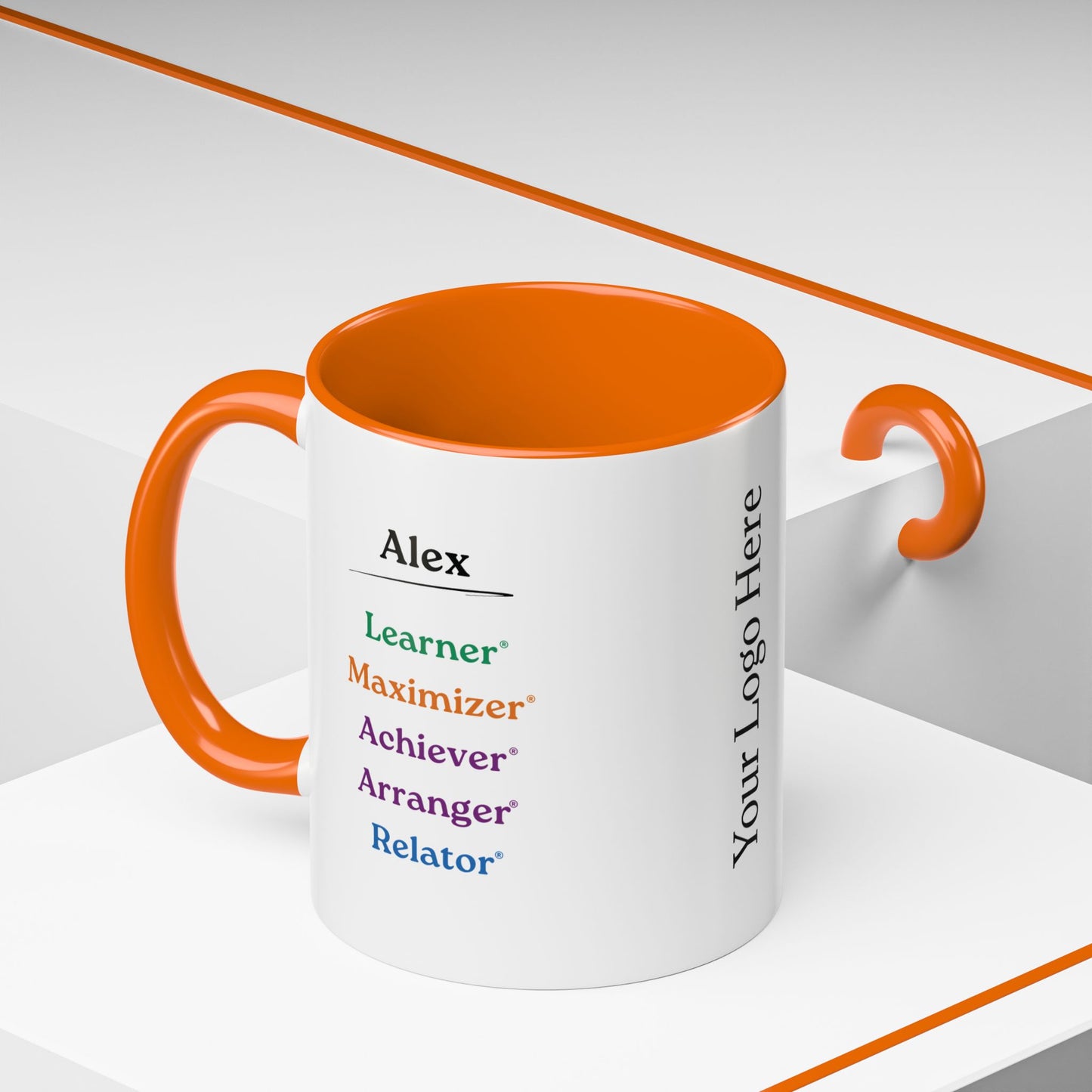 Personalised Accent Coffee Mug