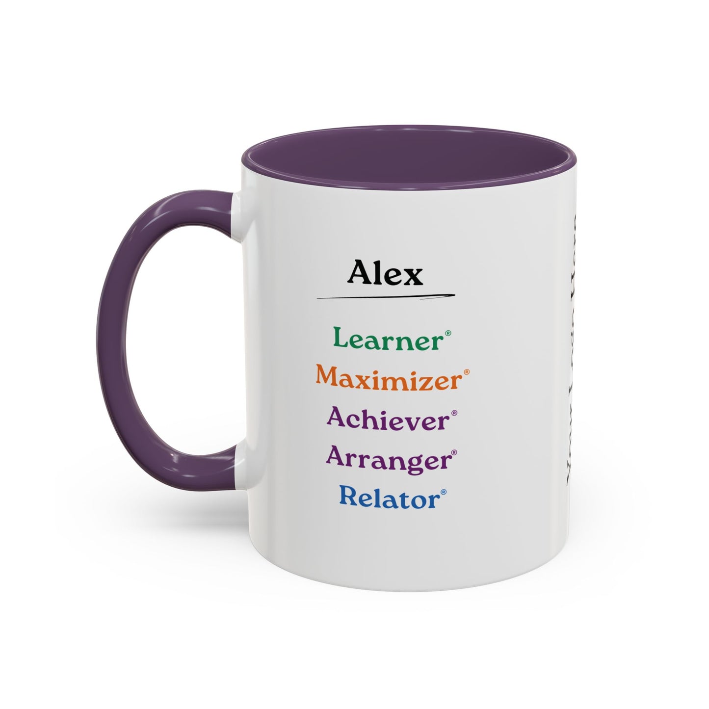 Personalised Accent Coffee Mug