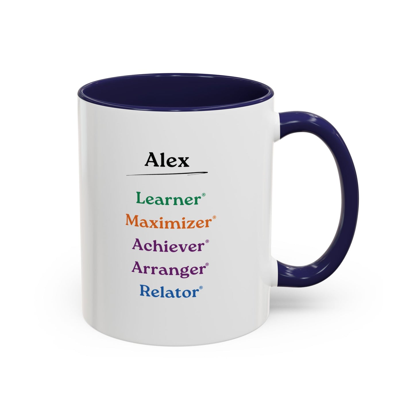 Personalised Accent Coffee Mug