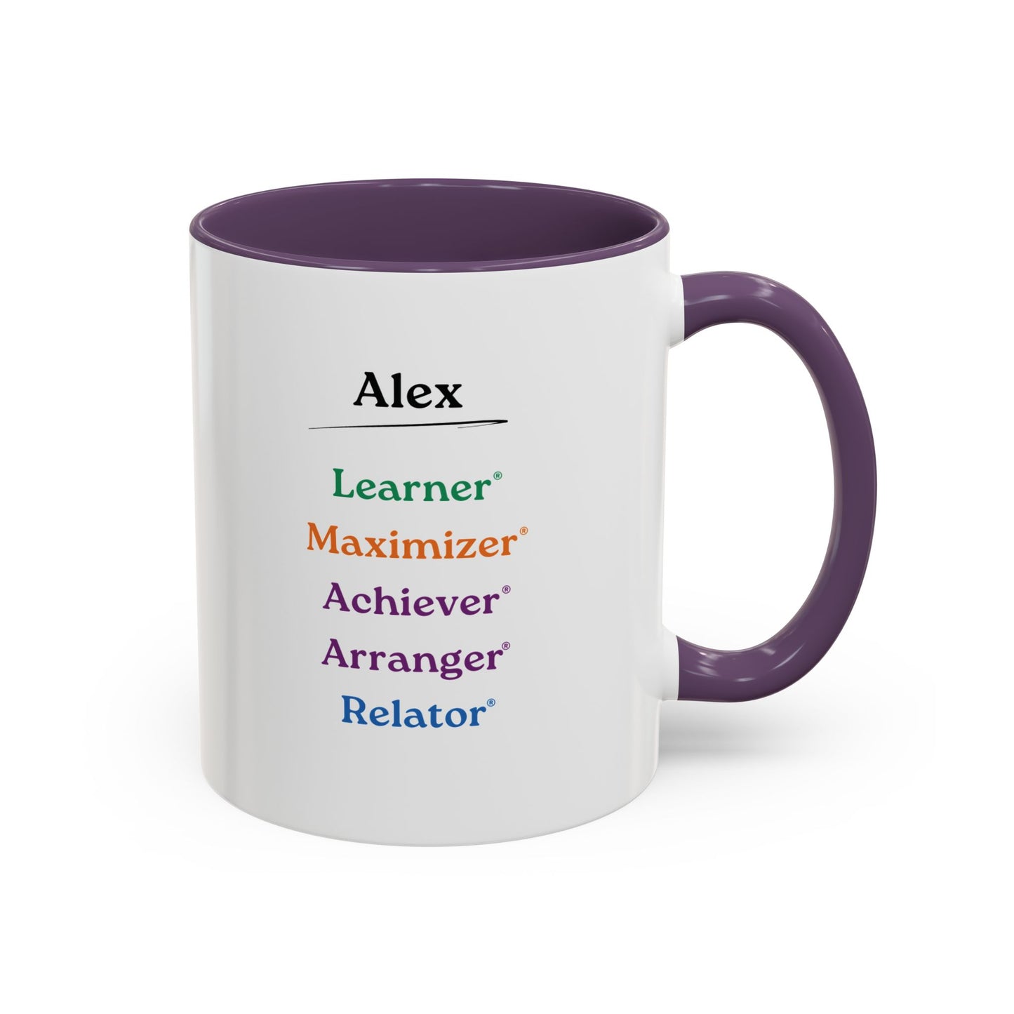 Personalised Accent Coffee Mug