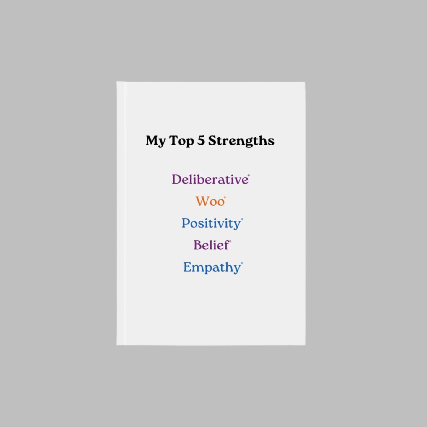 Personalised Hard Backed Journal