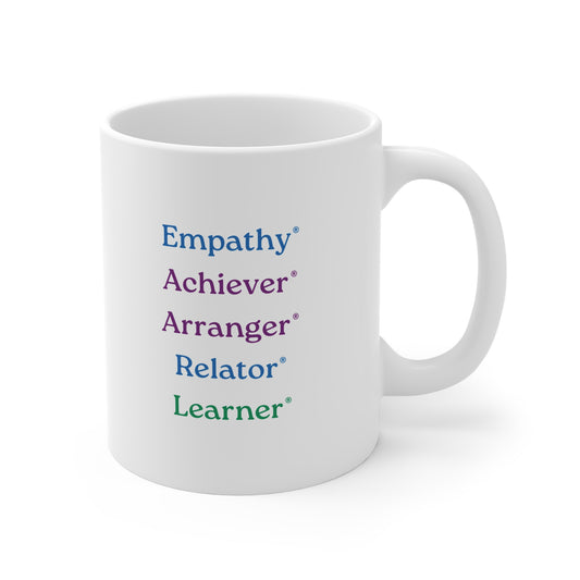 Personalised Top 5 Strengths Mug