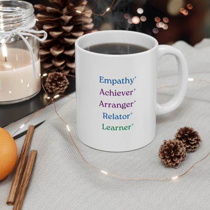 Personalised Top 5 Strengths Mug